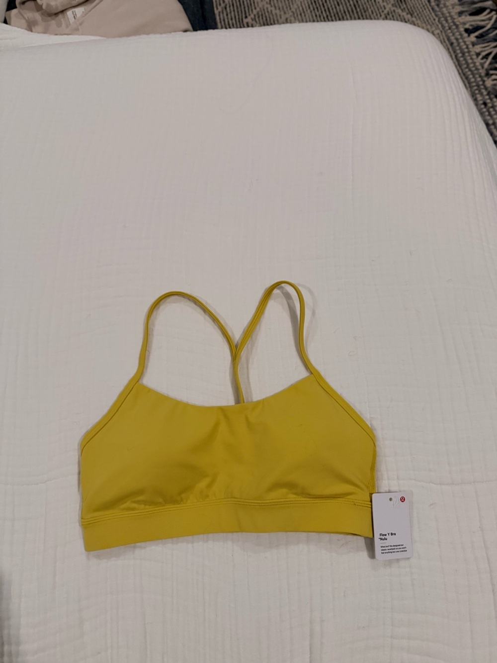 lululemon athletica Mustard Yellow Sports Bra